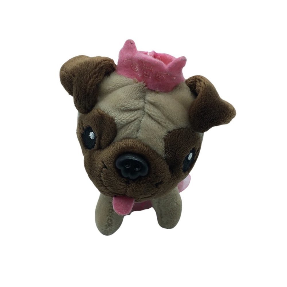 Hallmark Puppy Pug Dog Plush Mini Crown Tutu Stuffed Animal Valentine's Day